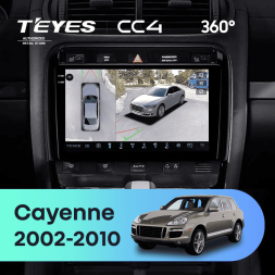 Штатная магнитола Teyes CC4 360 6/64 Porsche Cayenne I 1 9PA (2002-2010)