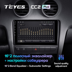 Штатная магнитола Teyes CC2 Plus 4/32 Audi A3 2 8P (2003-2013)
