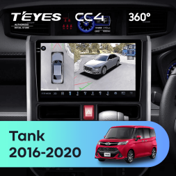 Штатная магнитола Teyes CC4 360 6/64 Toyota Tank (2016-2020) Правый руль