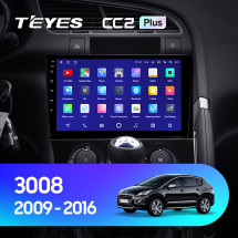 Штатная магнитола Teyes CC2 Plus 6/128 Peugeot 3008 1 (2009-2016) F1
