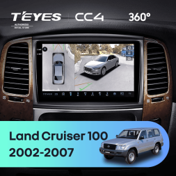 Штатная магнитола Teyes CC4 360 8/128 Toyota Land Cruiser LC 100 / LC 105 (2002-2007) Тип-A