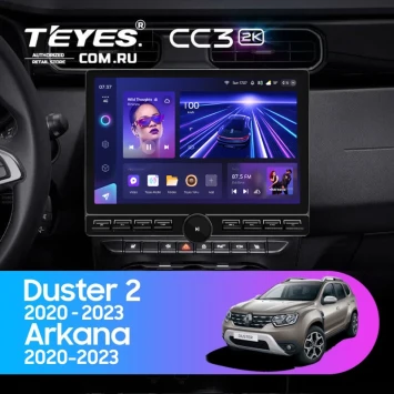 Штатная магнитола Teyes CC3 2K 6/128 Renault Arkana (2020-2023) F1 (13" с кнопками)