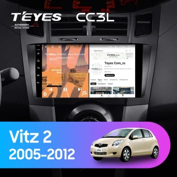 Штатная магнитола Teyes CC3L 4/32 Toyota Vitz 2 XP90 (2005-2012) F2