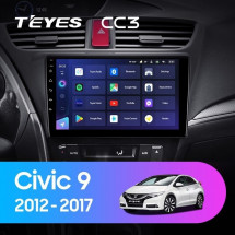 Штатная магнитола Teyes CC3L 4/32 Honda Civic 9 FK FB (2012-2017)