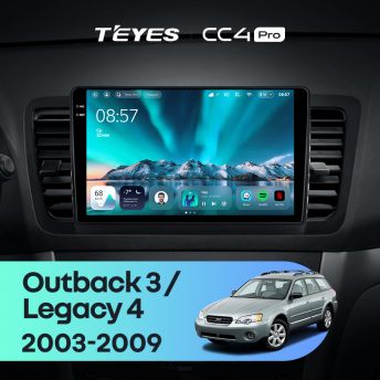 Штатная магнитола Teyes CC4 Pro 12/256 Subaru Outback 3 (2003-2009)