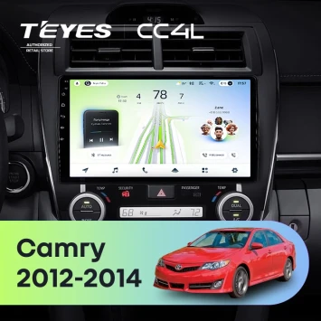 Штатная магнитола Teyes CC4L 6/64 с DTS Toyota Camry 7 XV 50 55 (2012-2014) F5 Америка