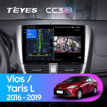 Штатная магнитола Teyes CC3 2K 4/32 Toyota Yaris L (2016-2019)