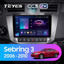 Штатная магнитола Teyes CC3 2K 4/32 Chrysler Sebring 3 JS (2006-2010)