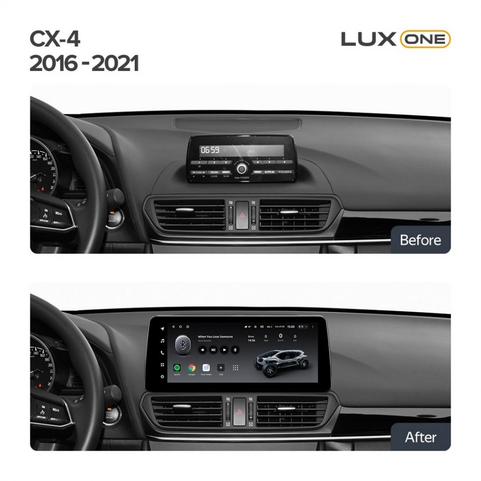 Переходная рамка Mazda CX-4 (2016-2021) Тип-B (12,3&quot;)