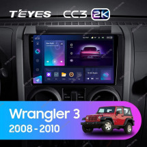 Штатная магнитола Teyes CC3 2K 4/64 Jeep Wrangler 3 JK (2008-2010) F1