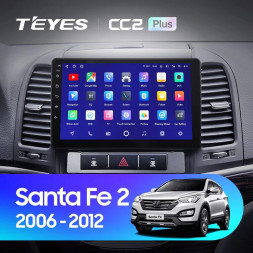 Штатная магнитола Teyes CC2 Plus 4/32 Hyundai Santa Fe 2 (2006-2012)