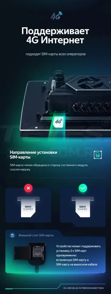 Штатная магнитола Teyes CC3 2K 4/32 Subaru Levorg VM (2014-2020) F1 (13")