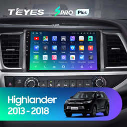 Штатная магнитола Teyes SPRO Plus 4/32 Toyota Highlander 3 XU50 (2013-2018)