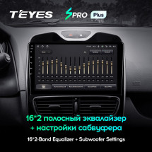 Штатная магнитола Teyes SPRO Plus 4/64 Renault Clio 4 BH98 KH98 (2016-2019)