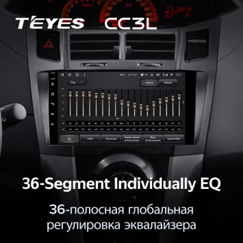 Штатная магнитола Teyes CC3L 4/64 Toyota Vitz 2 XP90 (2005-2012) F2