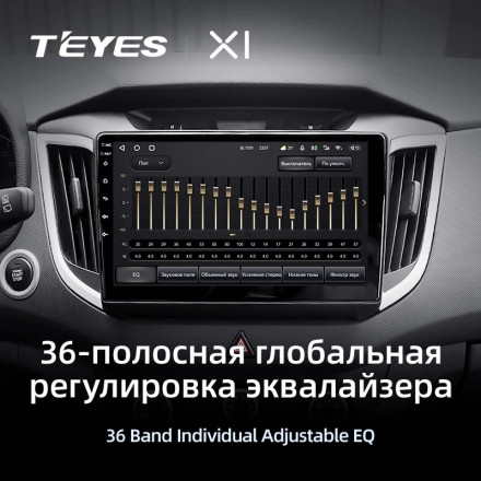 Штатная магнитола Teyes X1 4G 2/32 Hyundai Creta (2015-2019)