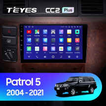 Штатная магнитола Teyes CC2L Plus 1/16 Nissan Patrol V 5 Y61 (2004-2021) Тип С