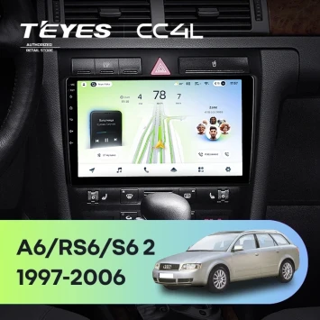 Штатная магнитола Teyes CC4L 4/64 Audi RS6 1 (2002-2006)