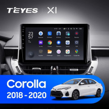 Штатная магнитола Teyes X1 4G 2/32 Toyota Corolla 12 (2018-2020)