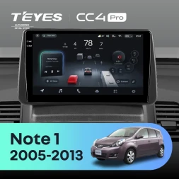Штатная магнитола Teyes CC4 Pro 8/128 Nissan Note 1 E11 (2005-2013) (0din)