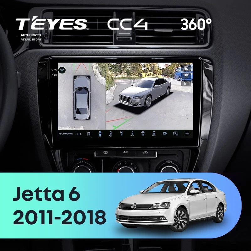 Штатная магнитола Teyes CC4 360 6/64 Volkswagen Jetta 6 (2011-2018)