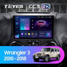 Штатная магнитола Teyes CC3 2K 4/64 Jeep Wrangler 3 JK 2010-2017 L14