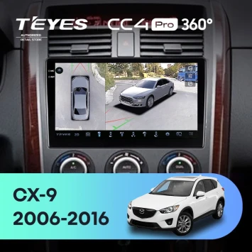 Штатная магнитола Teyes CC4 Pro 360 8/128 Mazda CX-9 TB (2006-2016)