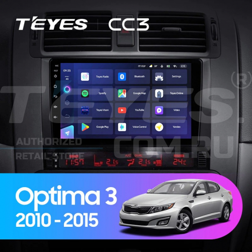 Штатная магнитола Teyes CC3 4/32 Kia Optima 3 TF (2010-2015) F1 — 