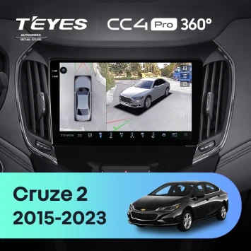 Штатная магнитола Teyes CC4 Pro 360 12/256 Chevrolet Cruze 2 (2015-2023)
