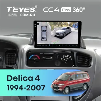 Штатная магнитола Teyes CC4 Pro 360 12/256 Mitsubishi Delica 4 (1994-2007)