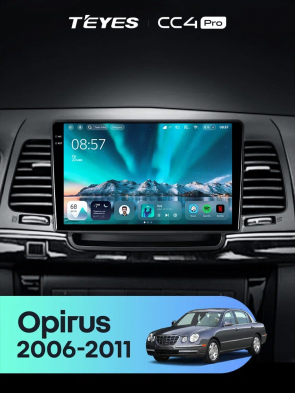 Штатная магнитола Teyes CC4 Pro 8/128 Kia Opirus GH (2006-2011)