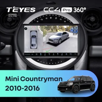 Штатная магнитола Teyes CC4 Pro 360 12/256 Mini Countryman (R60) (2010-2016) F2