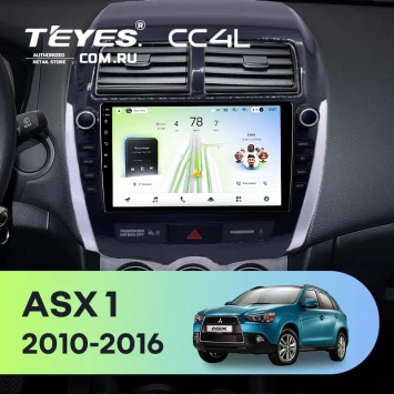 Штатная магнитола Teyes CC4L 6/64 с DTS Mitsubishi ASX 1 (2010-2016) F2 Тип-A (9")
