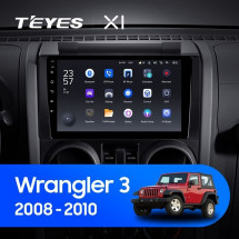 Штатная магнитола Teyes X1 4G 2/32 Jeep Wrangler 3 JK (2008-2010) F1