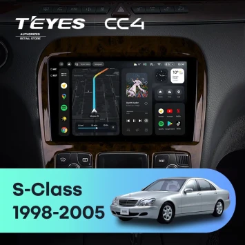 Штатная магнитола Teyes CC4 6/64 Mercedes-Benz S-Class W220 VV220 (1998-2005)