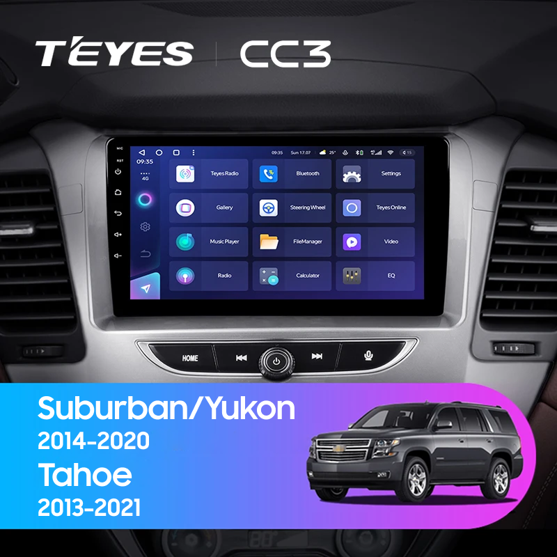 Штатная магнитола Teyes CC3 4/32 Chevrolet Suburban GMT K2YC (2014-2020)