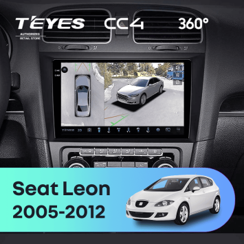 Штатная магнитола Teyes CC4 360 6/64 Seat Leon (2005-2012)
