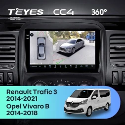 Штатная магнитола Teyes CC4 360 6/64 Opel Vivaro B (2014-2018)