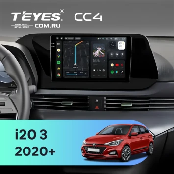 Штатная магнитола Teyes CC4 6/64 Hyundai i20 3 (2020-2025)