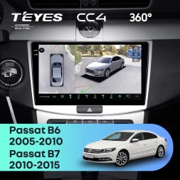 Штатная магнитола Teyes CC4 360 6/64 Volkswagen Passat B6 (2005-2010)