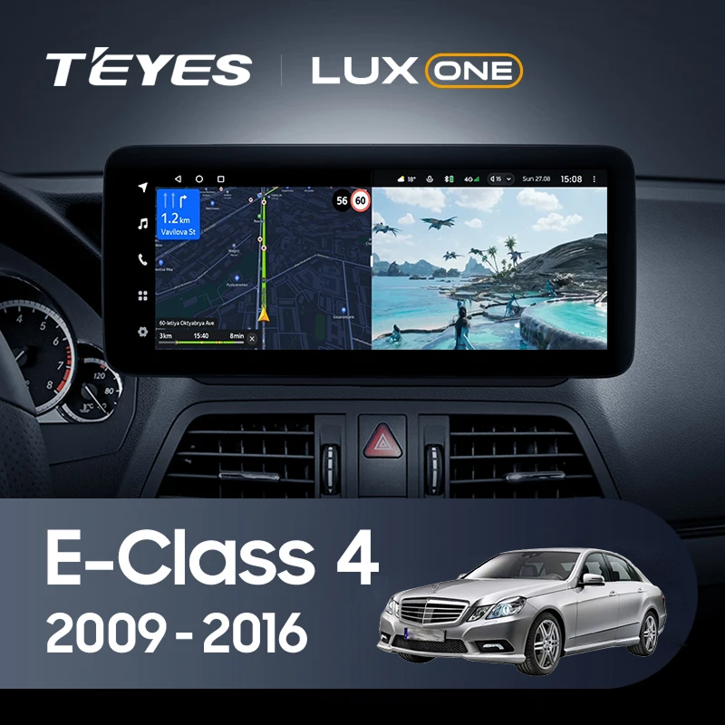 Штатная магнитола Teyes LUX ONE 360 6/128 Mercedes-Benz E-Class 4 W212 S207 A207 S212 C207 (NTG 4.0) (2009-2016) Universal
