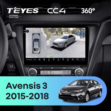 Штатная магнитола Teyes CC4 360 6/64 Toyota Avensis 3 (2015-2018) F2