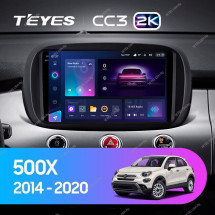 Штатная магнитола Teyes CC3 2K 6/128 Fiat 500X (2014-2020)