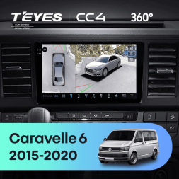 Штатная магнитола Teyes CC4 360 8/128 Volkswagen Caravelle T6 (2015-2020)