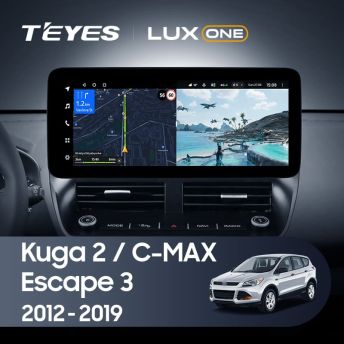 Штатная магнитола Teyes LUX ONE 6/128 Ford Kuga 2 (2012-2019)