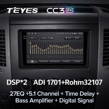 Штатная магнитола Teyes CC3 2K 6/128 Mercedes-Benz Sprinter (2006-2016) F2