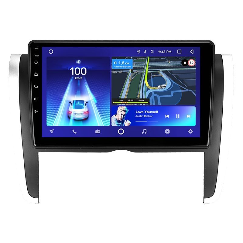 Переходная рамка Toyota Allion T260 (2007-2020) Правый руль (9&quot;)