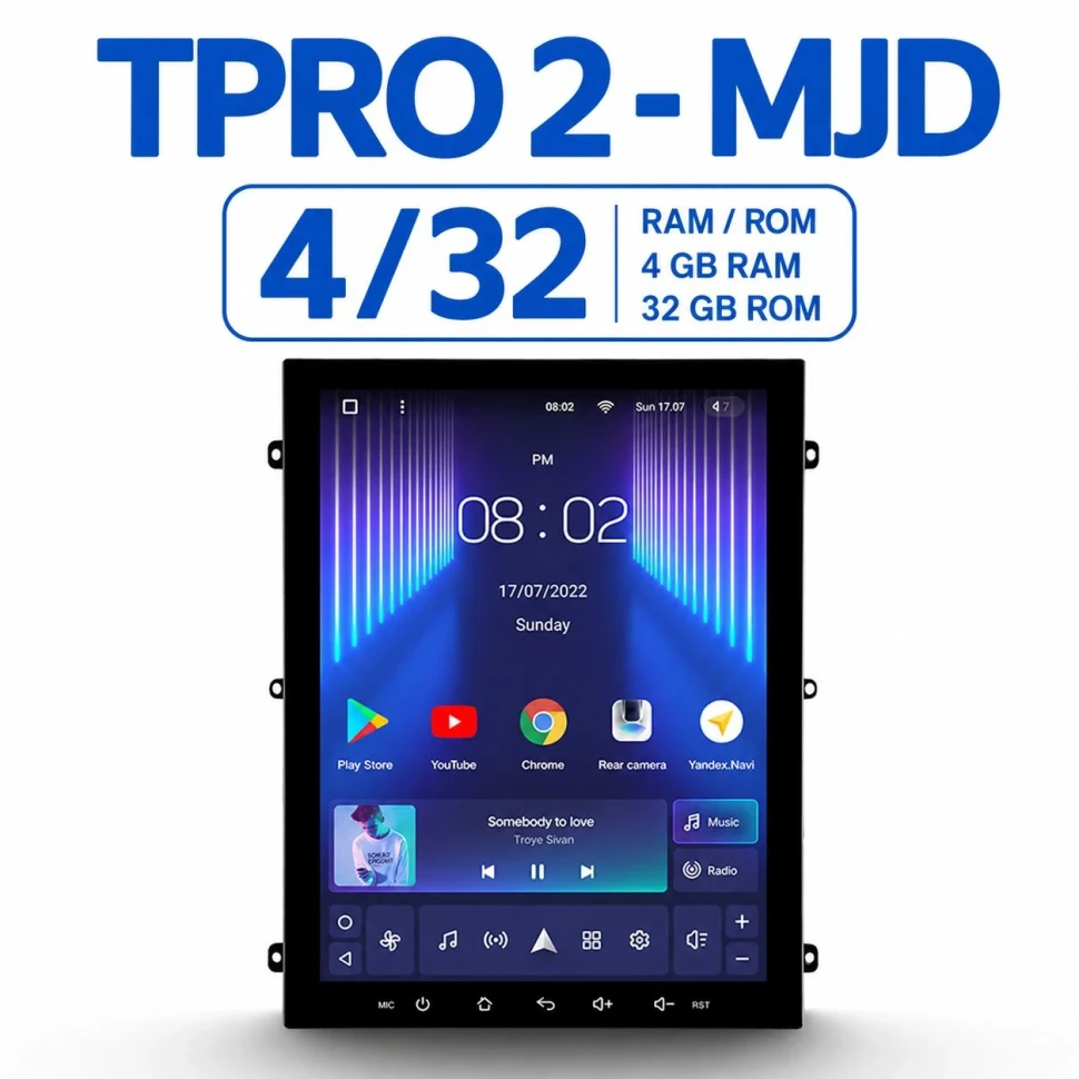 Магнитола Tesla style Teyes TPRO 2 MJD 4/32 (9,7 дюймов)