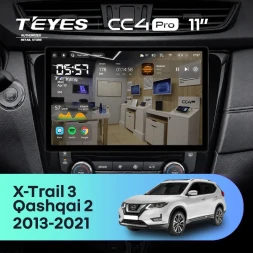 Штатная магнитола Teyes CC4 Pro 12/256 Nissan X-Trail 3 T32 (2013-2021) F2 Тип-C (11")