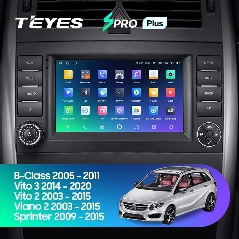 Штатная магнитола Teyes SPRO Plus 3/32 Mercedes-Benz Vito 3 W447 (2014-2020) 7&quot;